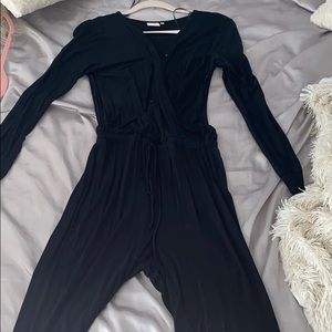 black long jumpsuit